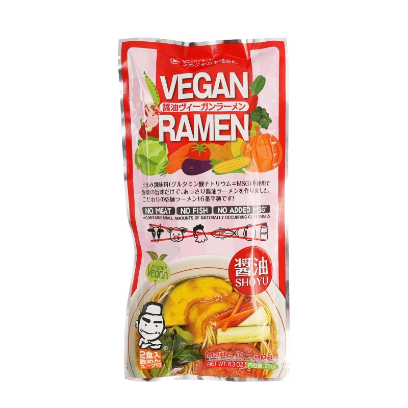 RAMEN VEGANO SALSA DE SOJA KURATA FOOD 60/236G