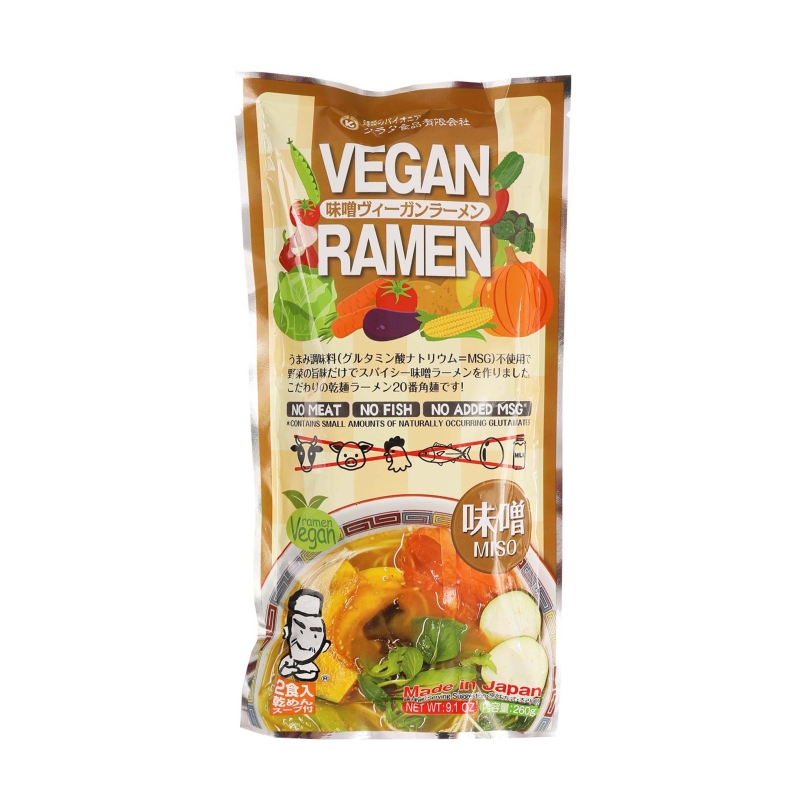 RAMEN VEGANO MISO KURATA FOOD 60/260G