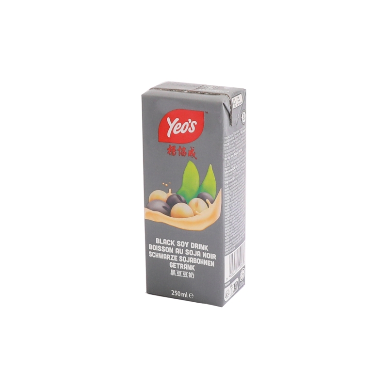 BEBIDA DE SOJA YEOS 24/250ML 杨协成黑豆豆奶*盒 24/250ML