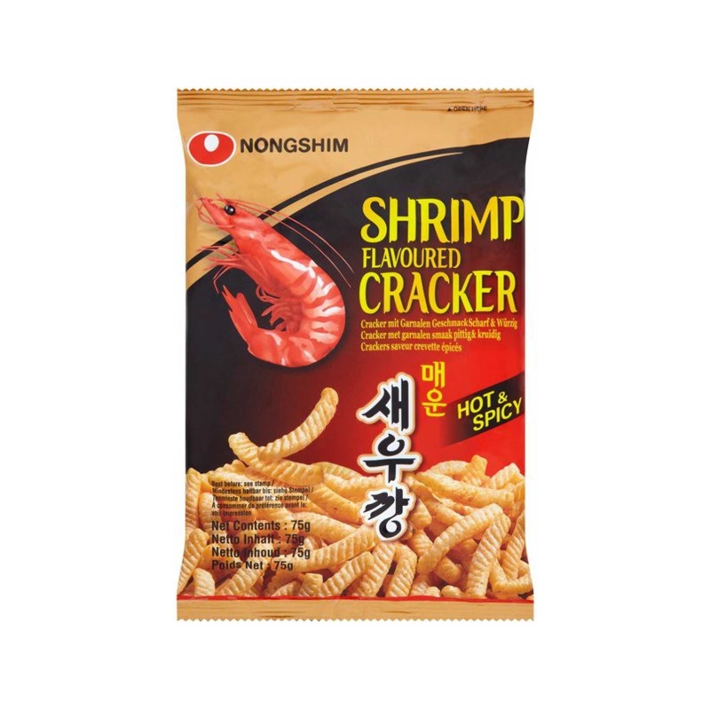 Snack sabor gambas picante NONGSHIM 75g