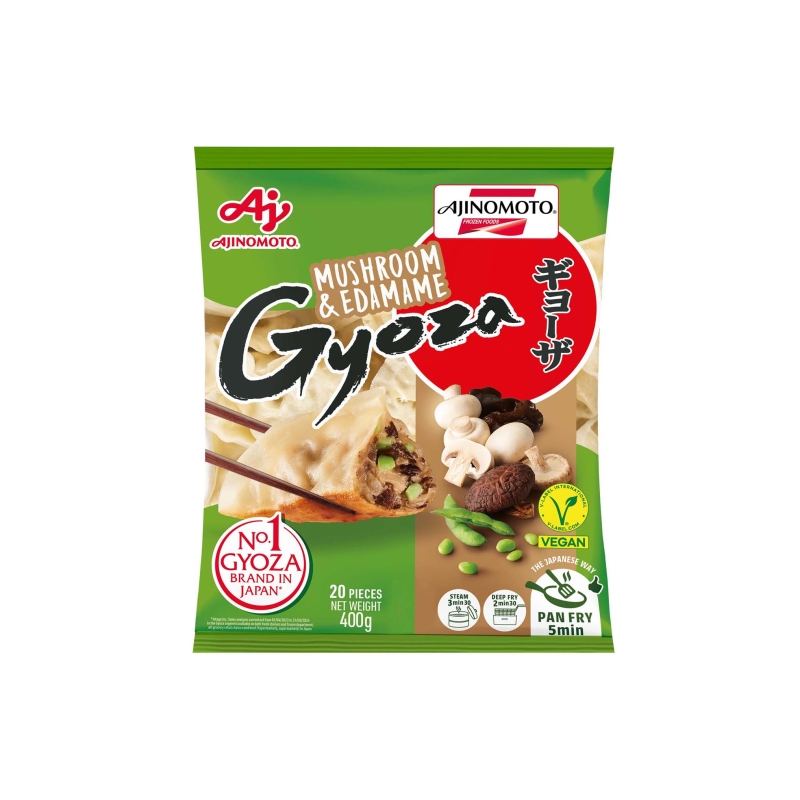 GYOZA DE SETAS Y EDAMAME VEGAN AJINOMOTO 12/400G