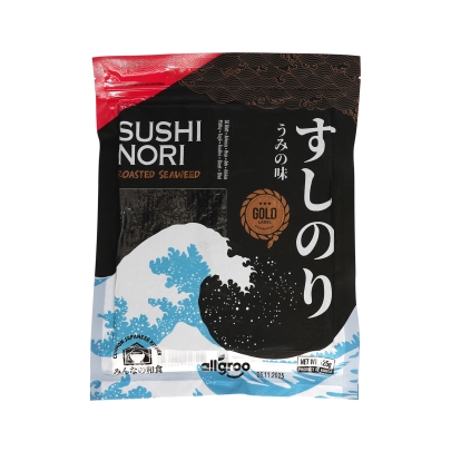 ALGA NORI PARA SUSHI 50HOJAS ALLGROO 125G