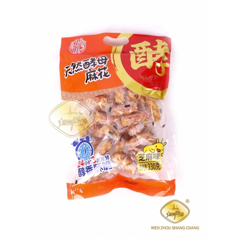 君欢天然酵母麻花(芝麻味) 15/330g