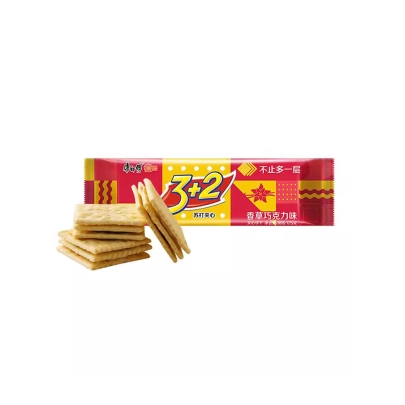 康师傅3+2夹心饼干(香草巧克力) 24/125G