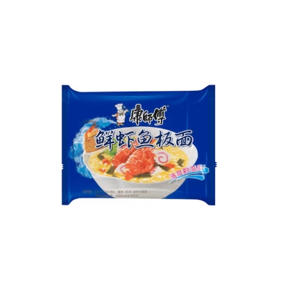 康师傅鲜虾鱼板面*袋 95g