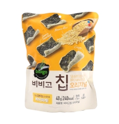 韩国BIBIGO必品阁即食脆海苔原味 8/40G