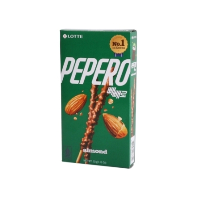 Pepero De Chocolate Y Almendra Lotte 32 g