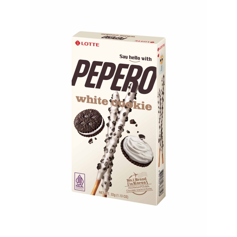 Pepero De Chocolate Blanco Lotte Pepero 32 g