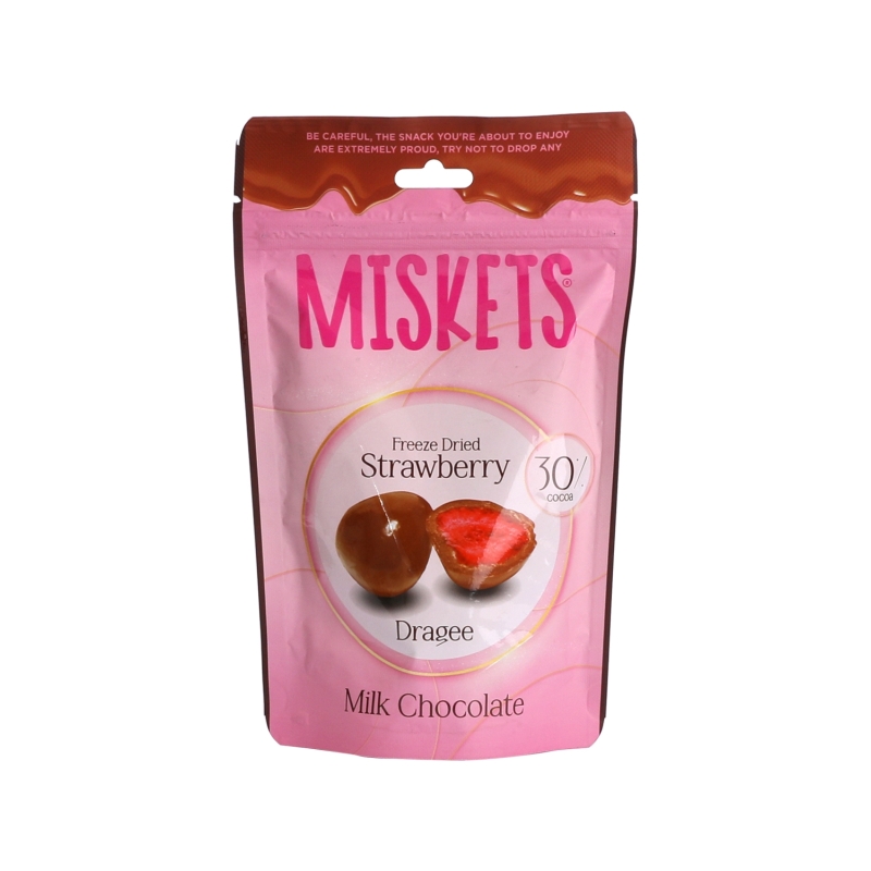 Fresa Liofilizada De Choco Con Leche Miskets 80 g