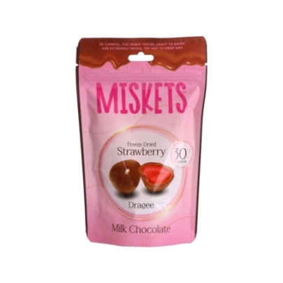 Fresa Liofilizada De Choco Con Leche Miskets 80 g