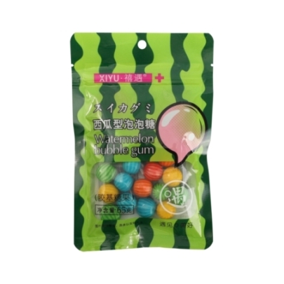 Chicle Con Sabor Sandia Xiyu 65 g