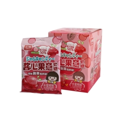 Gominola Con Sabor Melocoton Lc 80 g