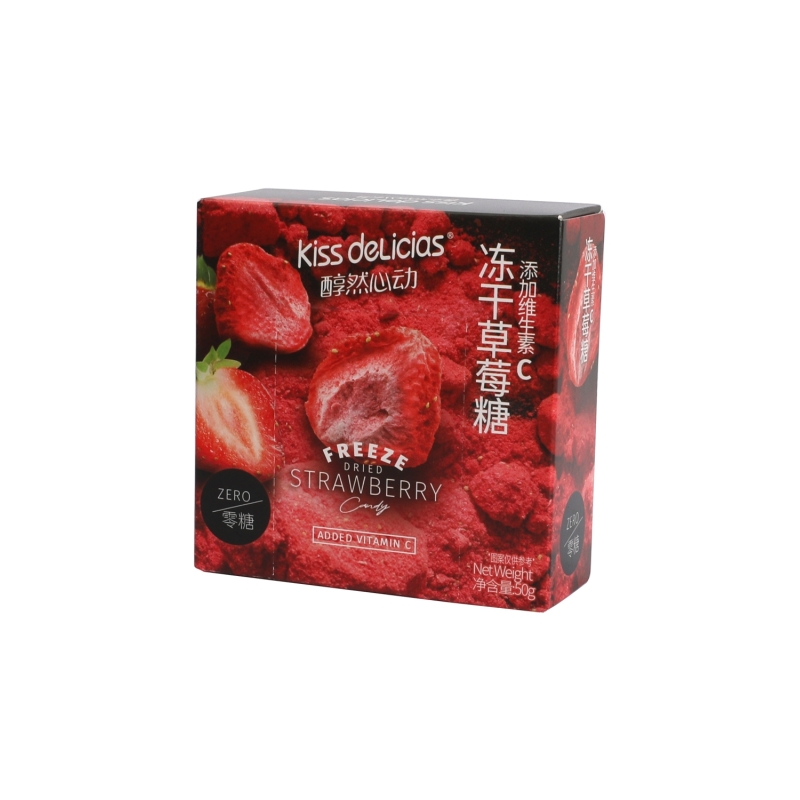 Caramelo Con Sabor Fresa Kiss 50 g