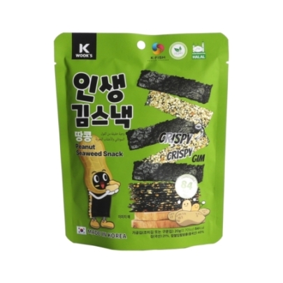 Aperitivo De Alga Sabor Cacahuete Wang 20 g