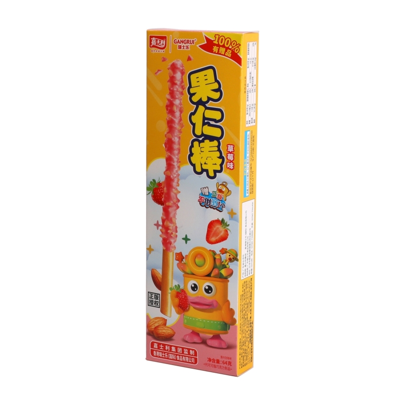 Palitos Sabor Fresa Gangrui 64 g