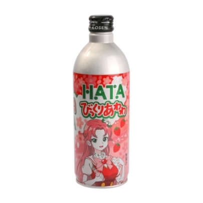 Bebida Soda Sabor Fresa Hata 500 g