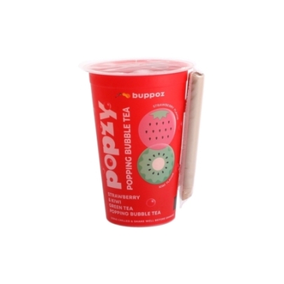 Bubble Tea Sabor Fresa Y Kiwi 335 ml Popzy 335 ml