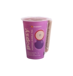Bubble Tea Sabor Manzana Y Uva Popzy 335 ml