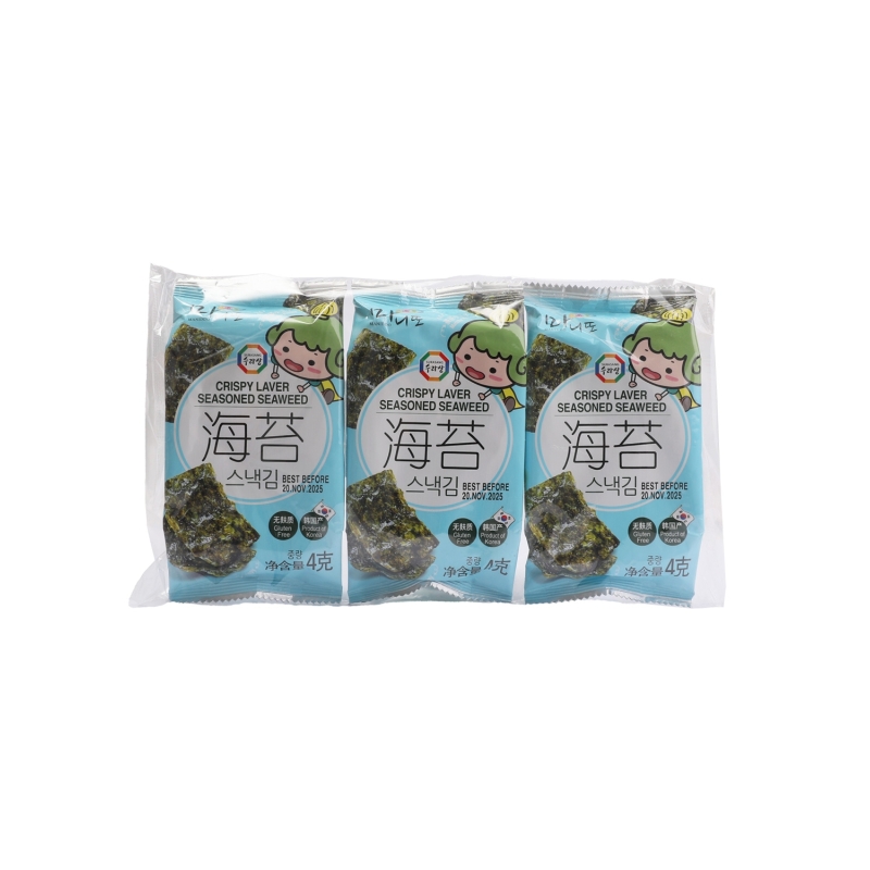 Snack De Alga Crujiente Wang 12 g