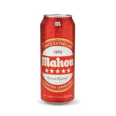 Cerveza Mahou 5 Estrella Lata 50Cl