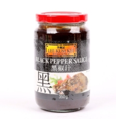 Salsa de pimienta negra LKK 350g