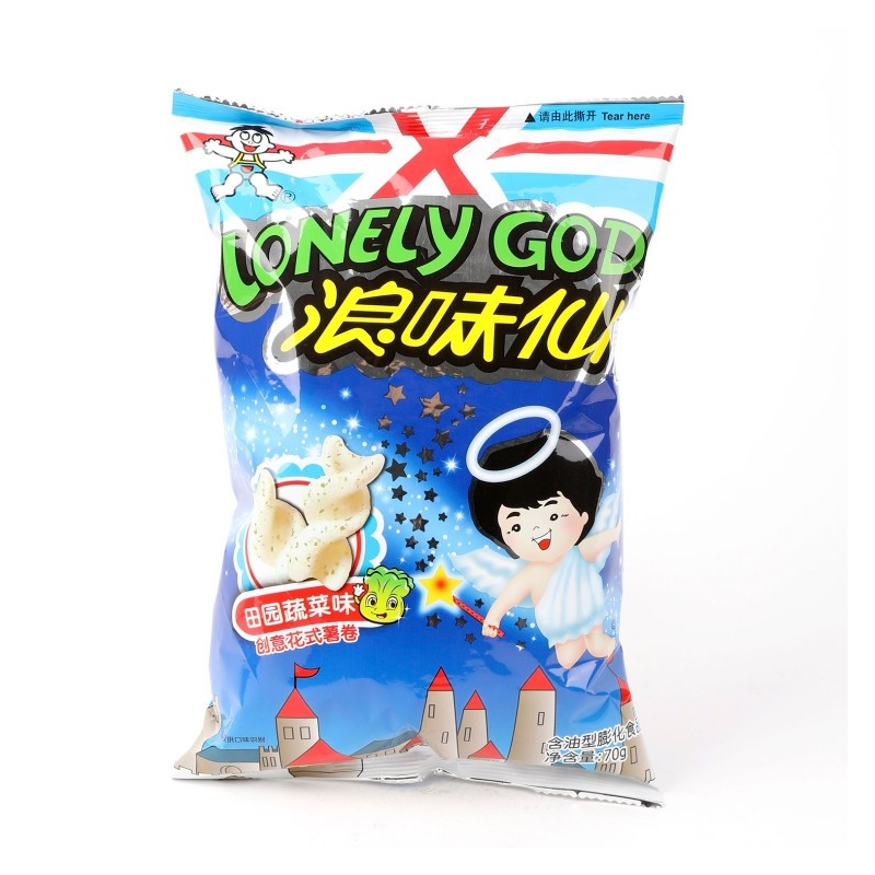 旺旺浪味仙(田园蔬菜味)28/70g