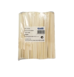 Palillos de bambu 21cm*4.8mm 100uds