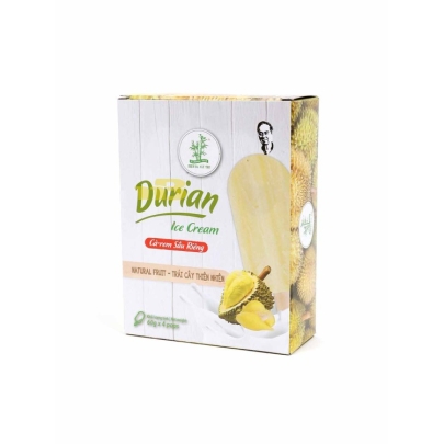 (LIMITADO PARA PEDIDOS DE MADRID) HELADO DURIAN BAMBOO TREE 4*60G   (仅限马德里地区）榴莲冰棒 6/4*60G