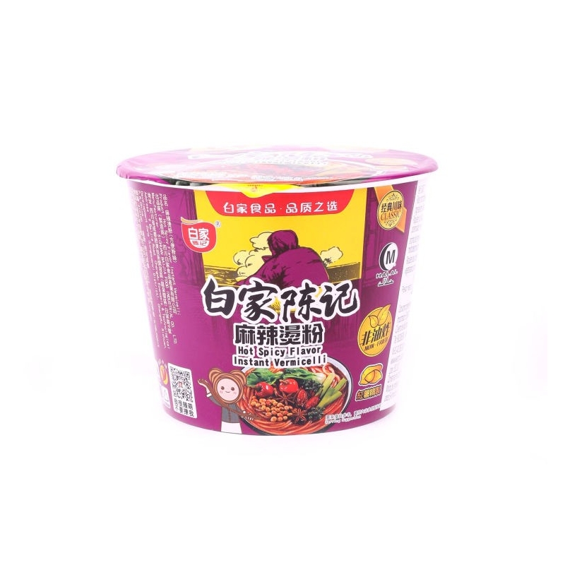 白家方便粉丝*麻辣烫味*(碗装)12/105g 白家方便粉丝*麻辣烫味*(碗装)12/105g
