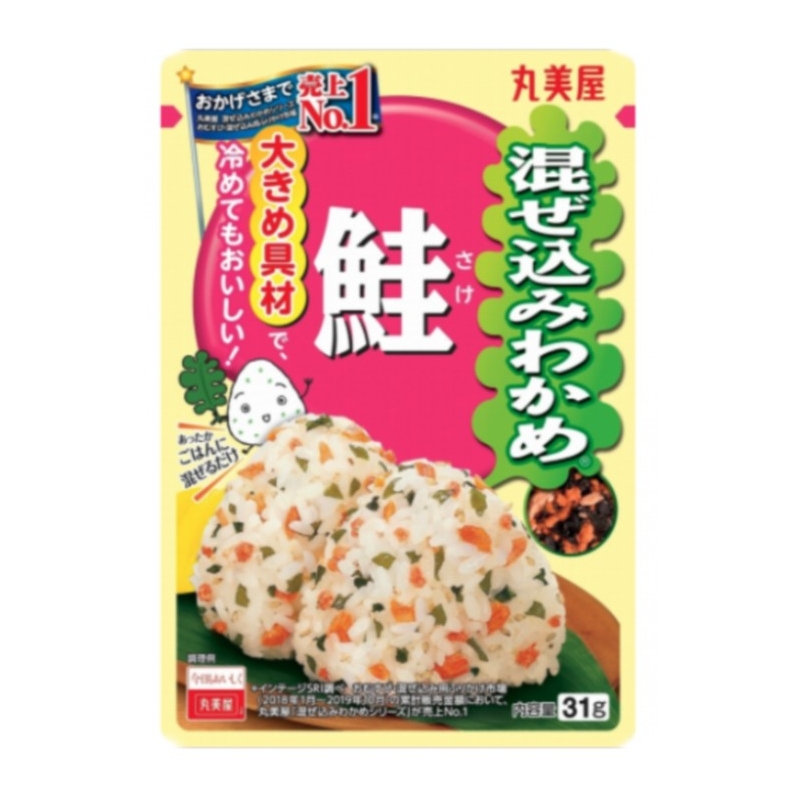 CONDIMENTOS PARA ZRROZ 丸美屋鲑鱼味拌饭料 31G*10*8