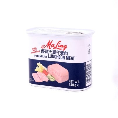 *梅林优质火腿午餐肉*扁 12/340g