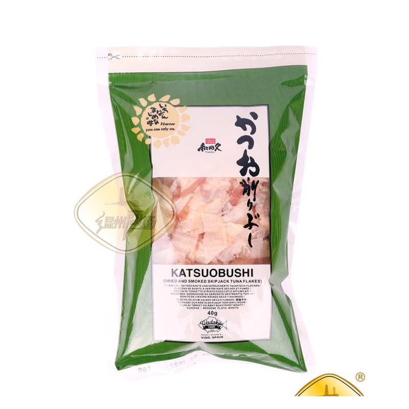 *VIRUTAS DE BONITO SECO Y AHUMADO FYCRO 101807 日本和田久鲣鱼干片(木鱼花) 30/40G