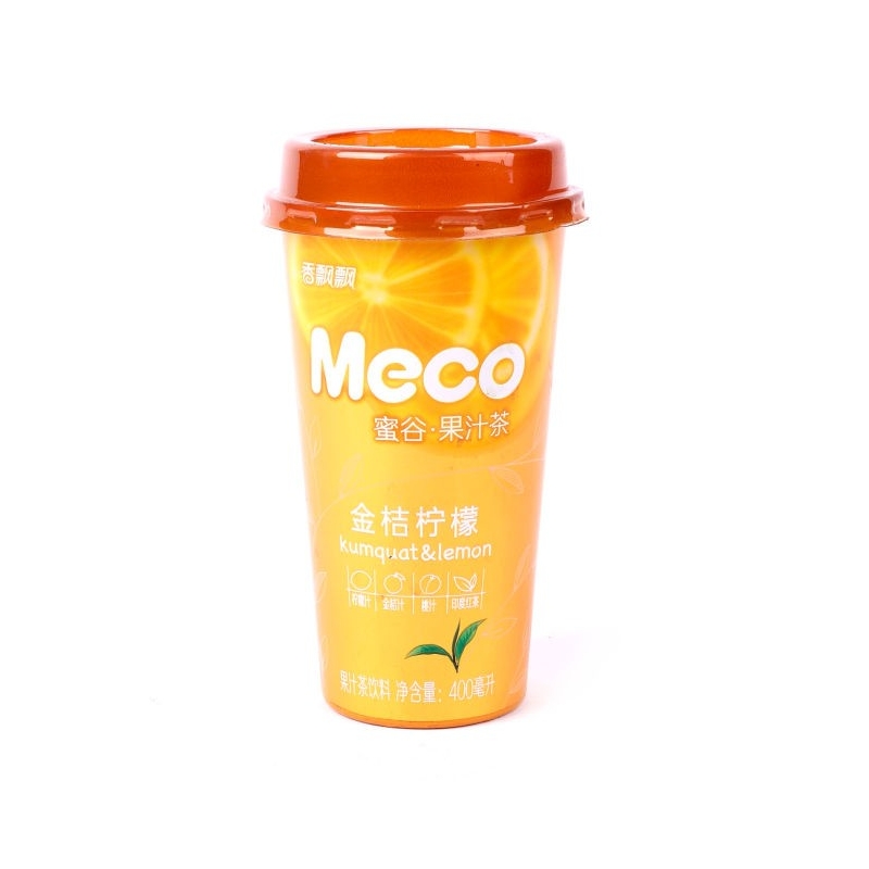 香飘飘MECO果汁茶金桔柠檬味 15/400ml