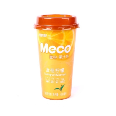 香飘飘MECO果汁茶金桔柠檬味 15/400ml