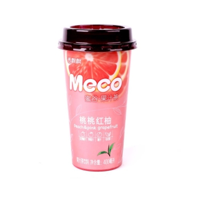 香飘飘MECO果汁茶桃桃红柚味 15/400ml