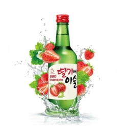 韩国JINRO烧酒草莓味 20/360ML 13％VOL