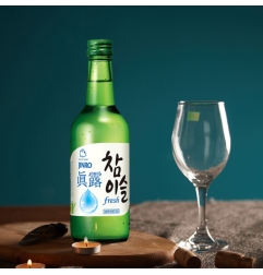韩国JINRO烧酒CHAMISUL FRESH20/350ML 16.9％VO