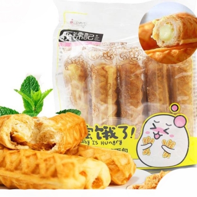 散乐锦记乳酪注心撕棒面包 500g